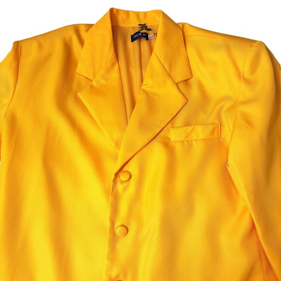 Zoot Suit Yellow Gold Vintage Y2K The Mask XL EUC - Picture 6 of 15